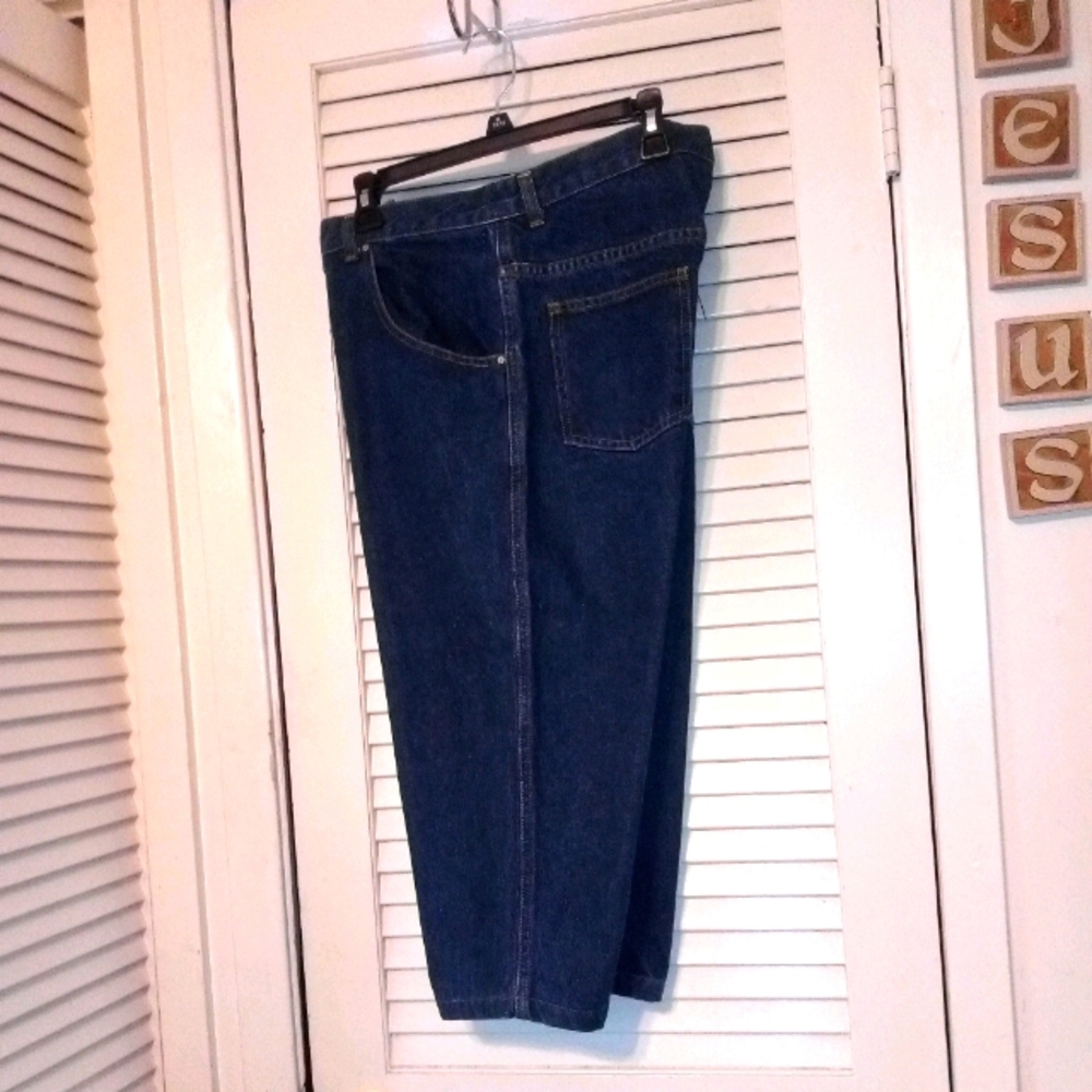 SIZE 18.5 PLUS FRENCH TOAST DENIM CAPRIS